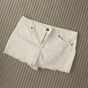 Loft White Jean Shorts - Size 28/6
